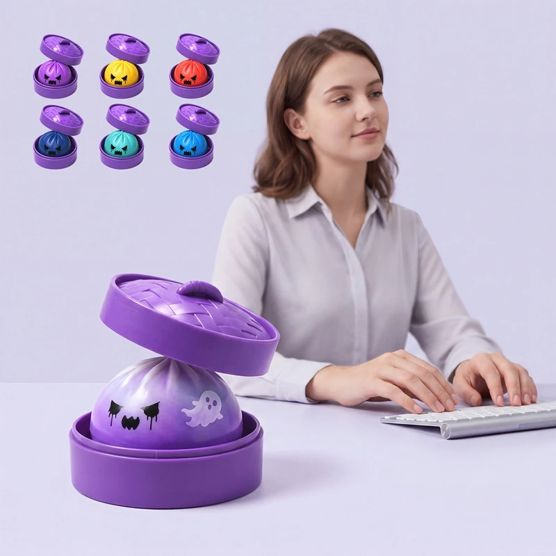 Crystal Growing Kit - Halloween Purple Steamed Bun Pinching Fun