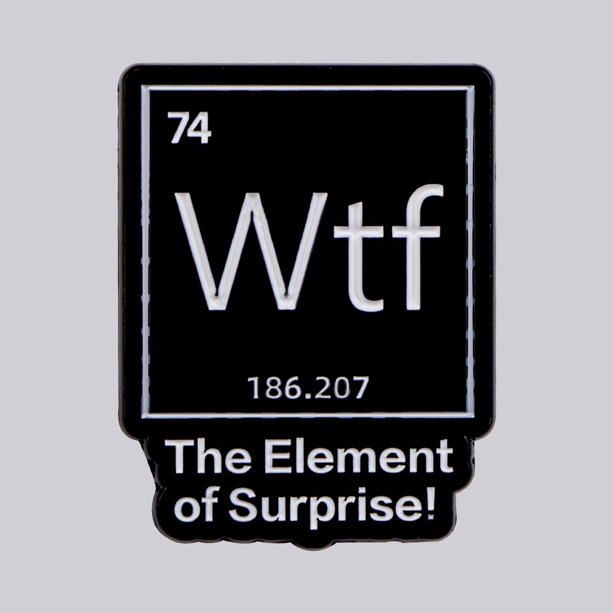 Chemical Element 74 Enamel Pin - огляд і ціна Science Bob